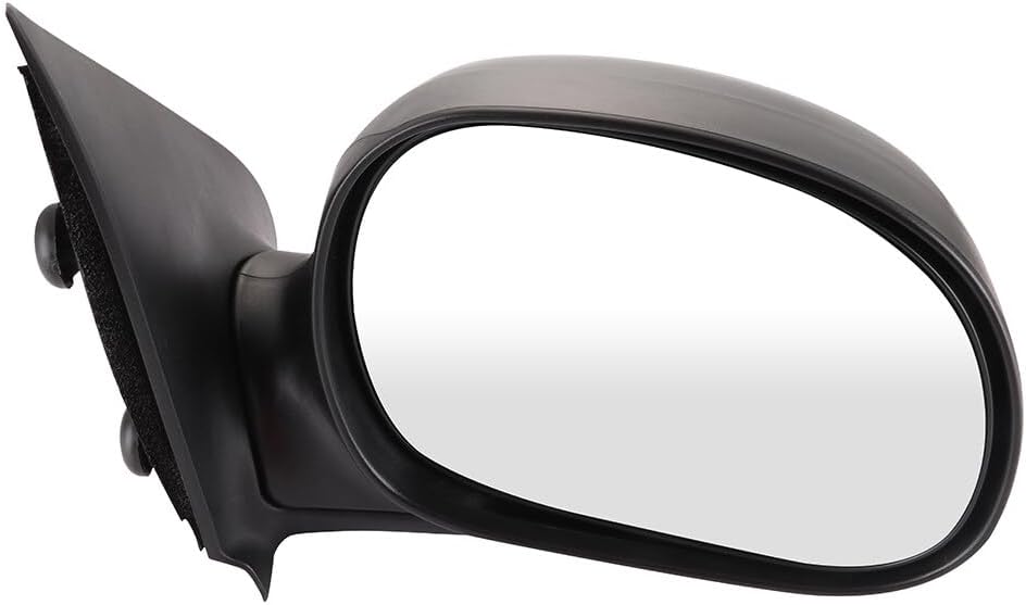 Driver and Passenger Side Black View Mirrors Fit for 1997-2004 For Ford For F-150 1997-1999 250 Manual Adjustment Manual Folding Non-heated Exterior Mirrors