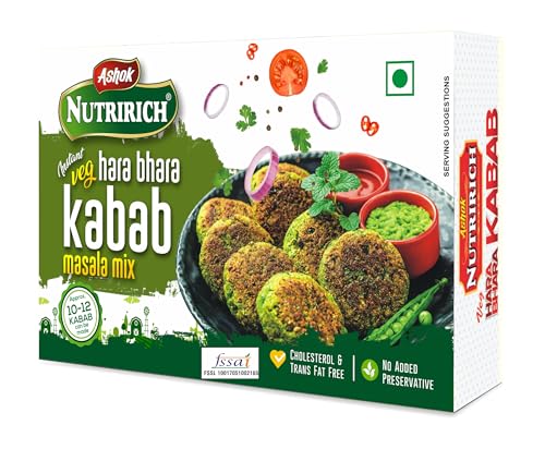 See full amazon price history chart for ASHOK NUTRIRICH Veg. Instant Hara Bhara Kabab Masala Mix. 100g | Ready to Cook | Cholesterol & Trans Fat Free | No Added Preservative | (Hara Bhara Kabab 100 g Pack of 1) ASHOK NUTRIRICH Veg. Instant Hara Bhara Kabab Masala Mix. 100g | Ready to Cook | Cholesterol & Trans Fat Free | No Added Preservative | (Hara Bhara Kabab 100 g Pack of 1) (B0CD43SYM8) Amazon Price History, Amazon Price Tracker