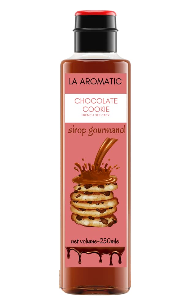 La Aromatic Chocolate Cookie Flavoured Syrup-Beverage Syrup-cool indulgent refreshment-250ml-picture-31