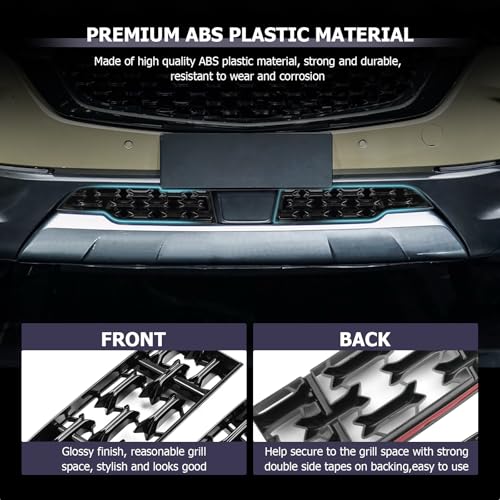 Image of LUWU Front Grill Mesh Compatible With 2023 2024 2025 2026 Mazda CX-50 Front Mesh Grill Inserts Trims Front Mesh Grille Cover Guard for 2026 2025 Mazda CX50 Car Exterior Accessories ABS Material, 2PCS