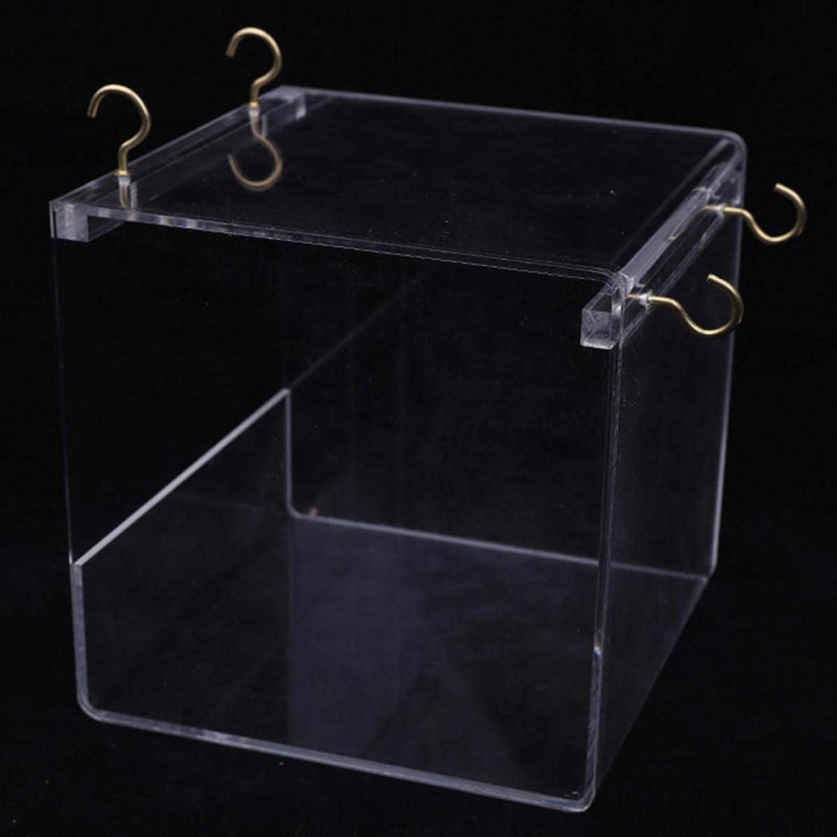 Transparentes Vogelbad für Käfige, Badekäfig Kleine Vögel aus Kunststoff