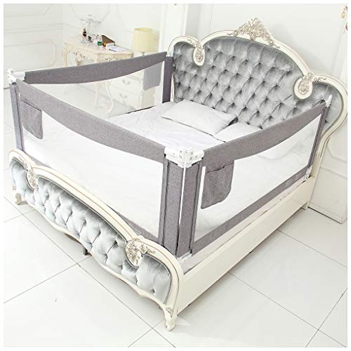 BERAGYUD Barriera per Letto Bambini, Barriera Letto Extra-Large, Protezione Removibile, Universale,1.8m