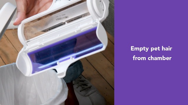 BLACK+DECKER Pet Hair Remover, Roller, Remove Dog Hair and Cat Hair Easily (HMSCT0001) - image 8