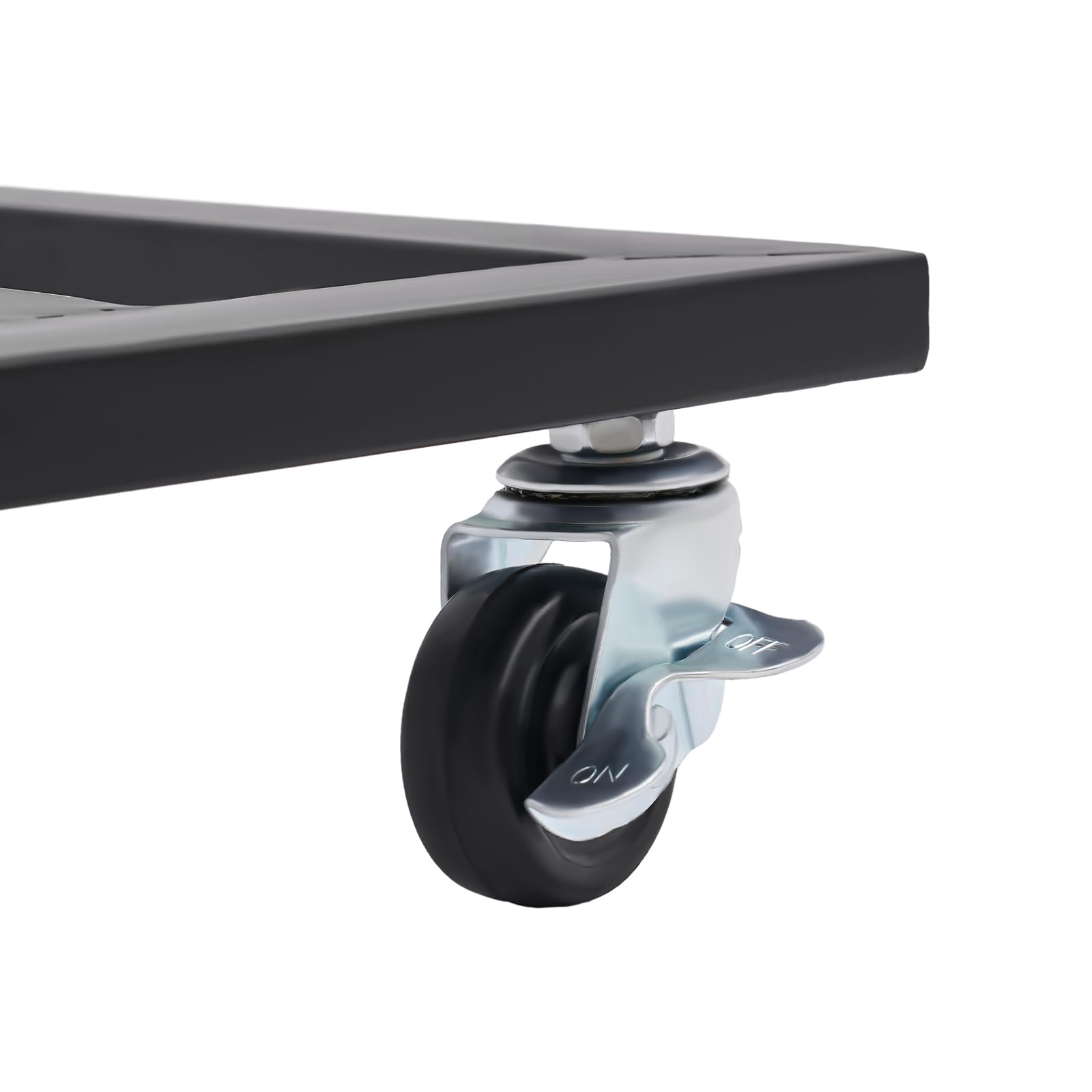 ARPITUYN Plant Stand with Wheels, Planter Trolley with Rolling Wheels, Plant Pot Stand Feet, Metal Square Plant Dolly, Plant Dolly Base for Indoor Outdoor Large Flower Pots Mover