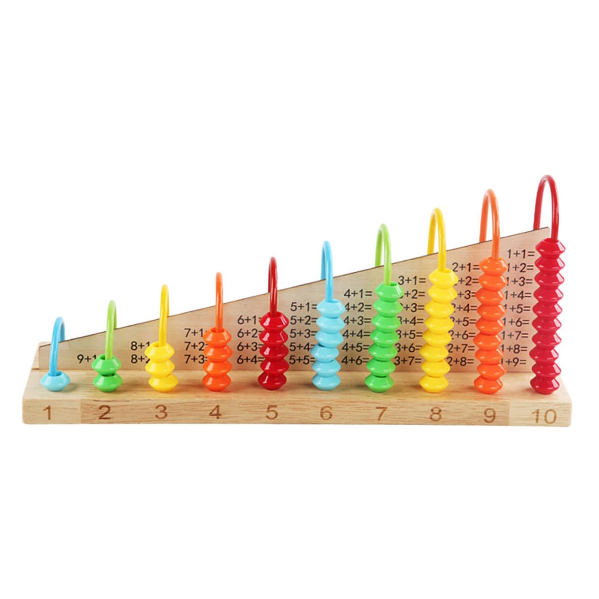 Ábaco Aritmético de Cuentas de Madera Educativo para Sumas y Restas | Ábaco para Niño Niña Infantil, 1 Pieza, Colorido, Entrenamiento de Cálculo Mental, Cumpleaños y Festival