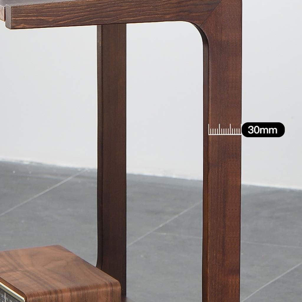 Side Table/End Table,Coffee Table Solid Wood Removable Small with Wheel Sofa Corner Table Modern Small Table Bedroom BedXINYALAMP