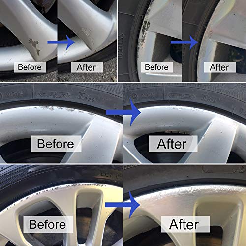 Car Wheel Scratch Remover Anti-Rust Wheel Hub Paint Scratch Repair Whaterproof Car Wheel Scratch Repair Kit No Fade Auto Wheel Scratch Repair Paint Filler Car Wheel Scratch Remove (Silver For Wheel) #TOP1