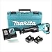 Produktbild Makita DJR 186 RAK Akku Reciprosäge Säbelsäge 18 V + 2x Akku 2,0 Ah + Ladegerät + Koffer