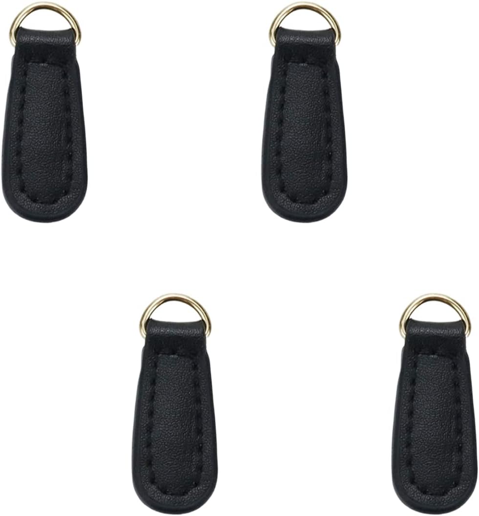 FarBoat 4pcs Oval Purse Zipper Pull Replacement Faux