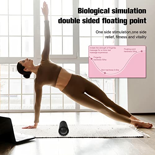 Foam Roller,Iekeodi Trigger Point Exercise Roller, High Density Muscle Roller, Myofascial Release, Deep Tissue Trigger Muscles Roller Set For Pain Relief Massage,Exercise, Yoga,Pilates,Black #TOP5