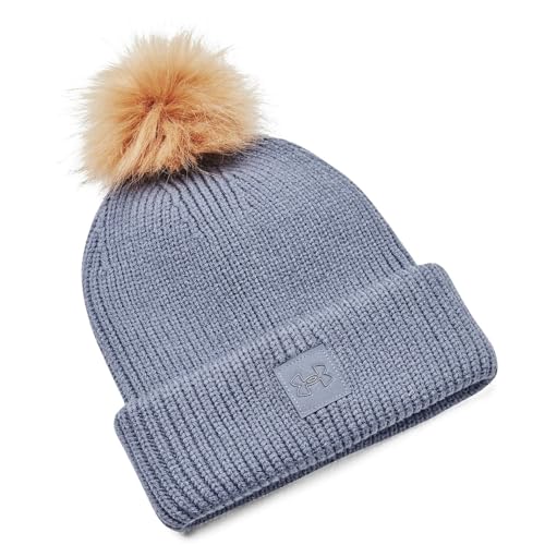 UNDER ARMOUR(アンダーアーマー) レディース ハーフタイム リブ編み ポンポン付きビーニー