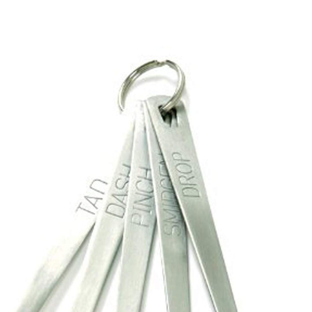 Norpro 5 Piece Stainless Steel Mini Measuring Spoon Set (Pack of 2)