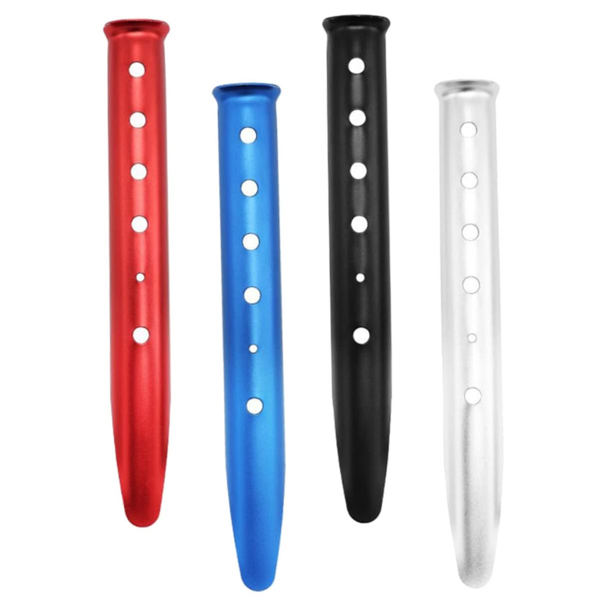 Estacas metálicas para camping piquetas resistentes estacas para accesorios para carpas 4pc