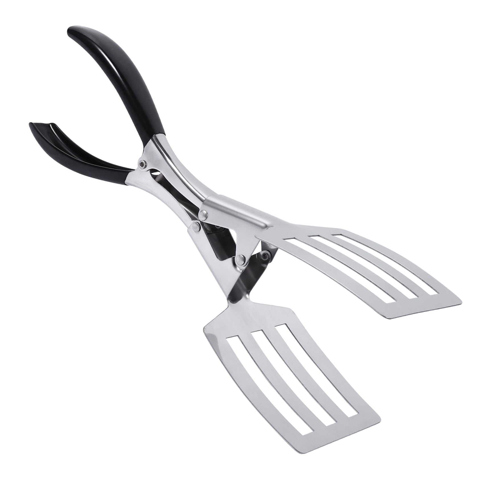 Alipis Portable Stainless Steel Bbq Tool Multi Function Food Clip Bread Tong for Cooking Serving and Outdoor Bbq Ergonomic Design with Slotted Clamp for Healthy Cooking
