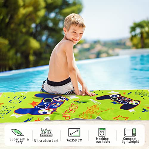 WERNNSAI Game Kids Beach Towel for Boys - Image 3