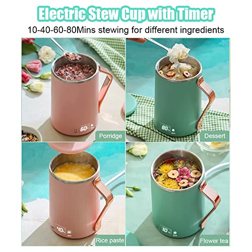 WOOLALA Tetera Eléctrica Multifunción 450ML 110V miniatura 4