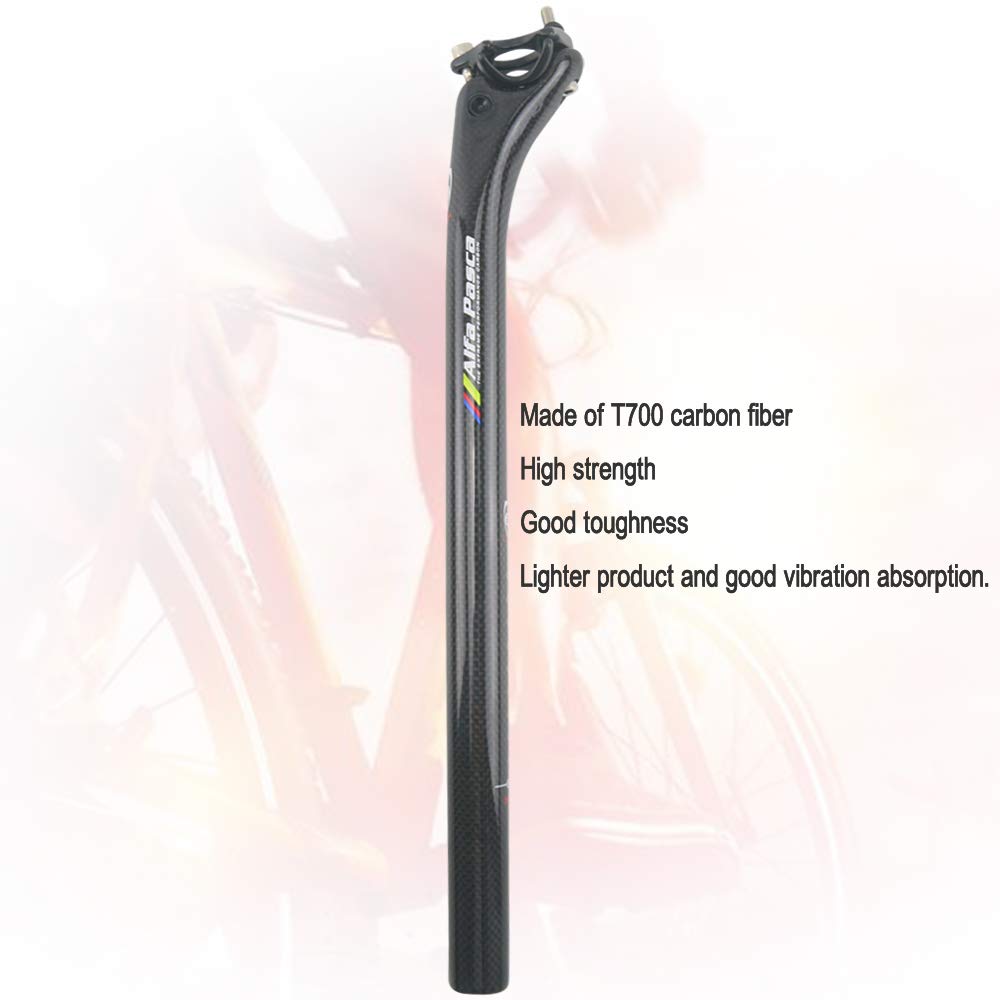 Alfa Pasca canotto sella carbonio 400mm canotto reggisella carbonio 31.6mm canotto reggisella