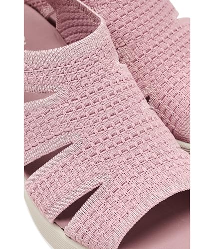Skechers Skechers Women's PARALLEL LITE - DREAMMAKER, Highshine knit cut out wedge slingback, Dark Rose, 8M