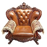 LUFEIJIASHI Juego de 2 fundas de reposabrazos para sillones reclinables y sillas antideslizantes para muebles, color rojo