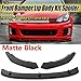 Produktbild ASDNN 3pcs Auto Front StoßStange Splitter Lippendiffusor Body Kit Spoiler Guard FüR Vw Golf Mk6 GTI GTD 2010 2012 2013