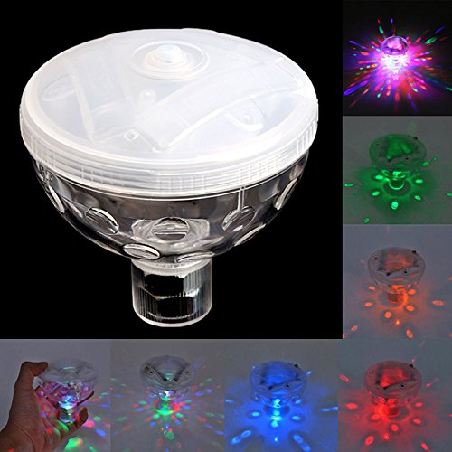 Buy 1Pc 4 LED Floating Underwater Disco Light Glow Show Swimming Pool Hot Tub Spa Lamp Online at