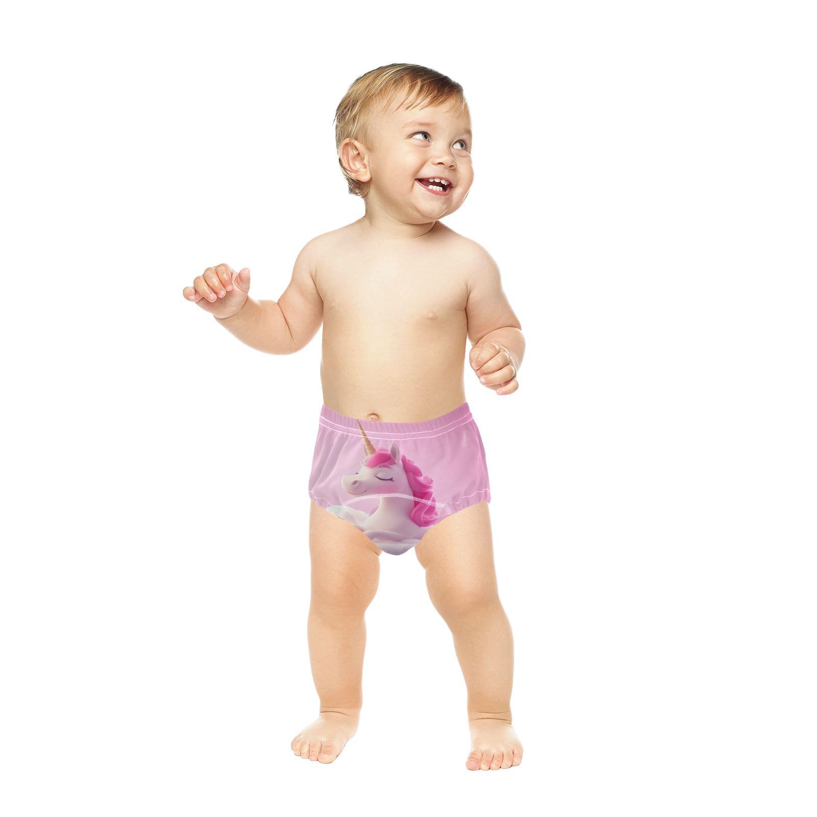 Coikll Cute Horse with Cloud Toddler Training Underwear Waterproof Baby Pee Pants -5T