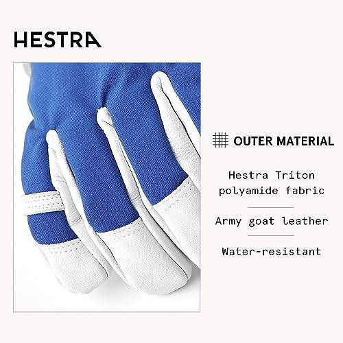 Image of Hestra Army Leather Heli Ski Glove, 5-Finger Snow Glove for Skiing & Snowboarding for Men & Women