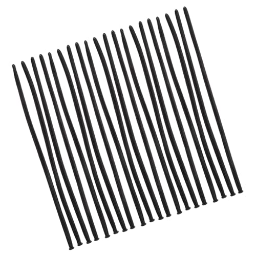 POPETPOP 100 Piezas Globos Largos Negros de Látex para Modelado Decoración de Cumpleaños Bodas y Fiestas Globos de Tira para DIY y Festivo