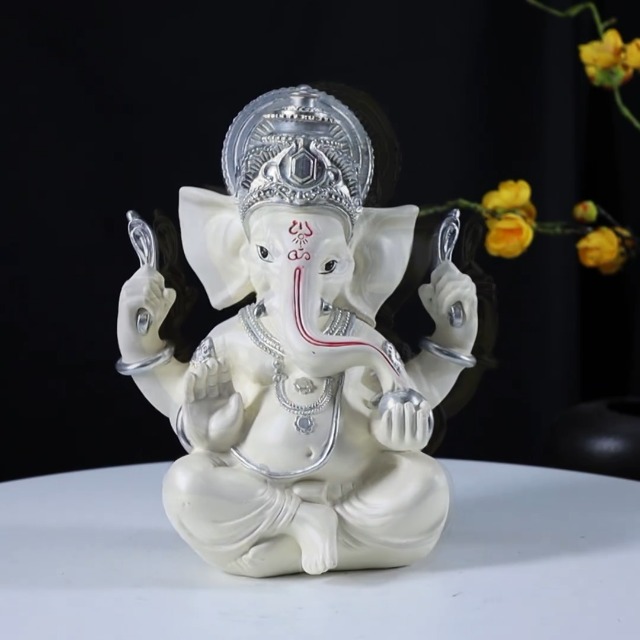 Amazon.co.jp: ガネーシャ 置物 風水 インドの神様 象 オブジェ