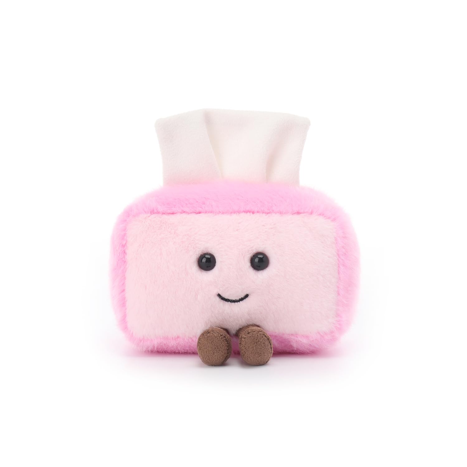 Apricot Lamb Gentle Tissue Box Plushies Soft Stuffed Animals Plush Toys 4"
