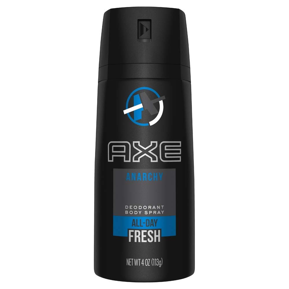 AXE Anarchy Body Spray for Him, 4 oz (Pack of 4)