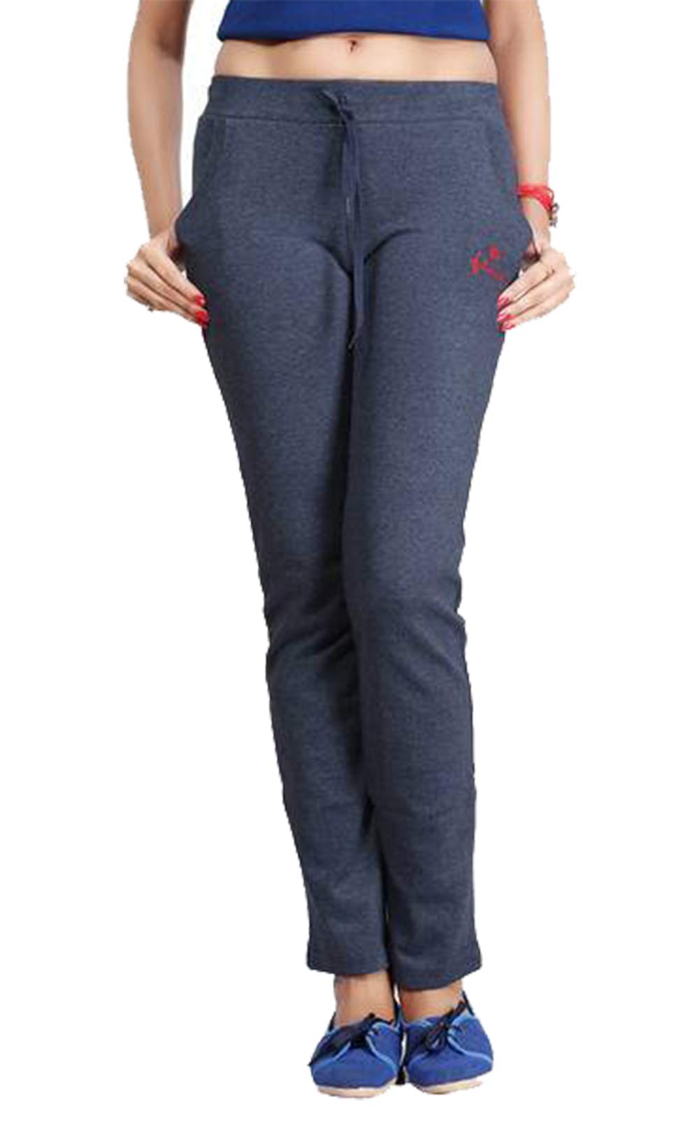 Originals Women Cotton Lycra Rib Solid Sports Walking Gym Yoga Joggers Workout Lower Multipurpose Track Pant-image-29