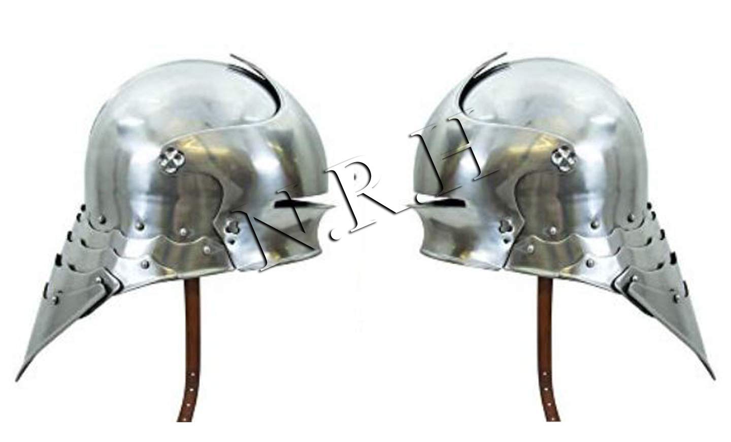 Nautical Replica Hub Medieval German Visored Sallet Fighting Combat Helmet Armor Halloween Costume