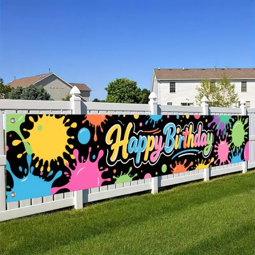 BlissYard Happy Birthday Ooi[ 118x20C` yCgXvb^[ ÈłŌ p[eB[wi A[ge[} |GXen 傫ȃCxgpi ̎qj̎qւ̃Mtg