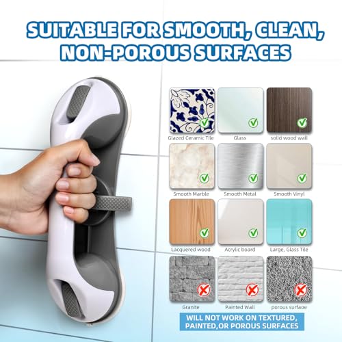 50% Off Suction Grab Bars for Bathroom Safety & Accessibility - Image 4