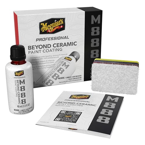 Meguiar's Professional Beyond Ceramic Paint Coating M888 - Multi-Year Ceramic Coating For Cars, Easy to Apply, Fills in Minor Defects with Exceptional Water Beading, Slickness, and Chemical Resistance - Image 3