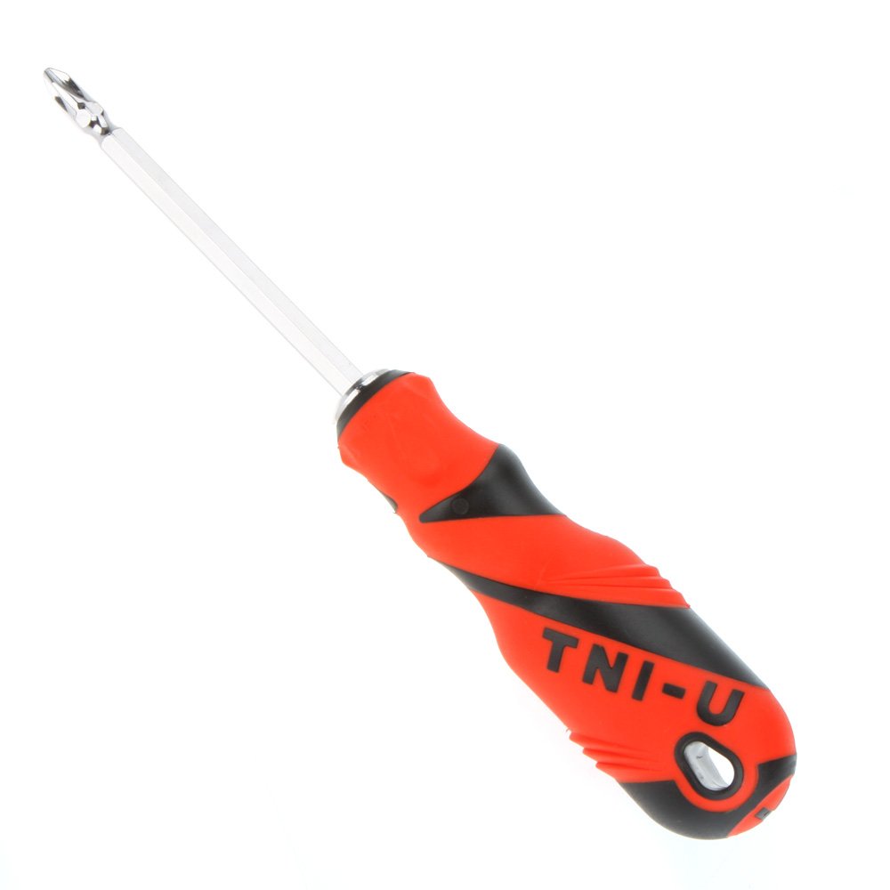 TNI-U TU-SG6-100 2 in 1 Dual Purpose CR-V Screwdriver Phillips Screwdriver + Slot Type Screwdriver Repair Pry Open Tools