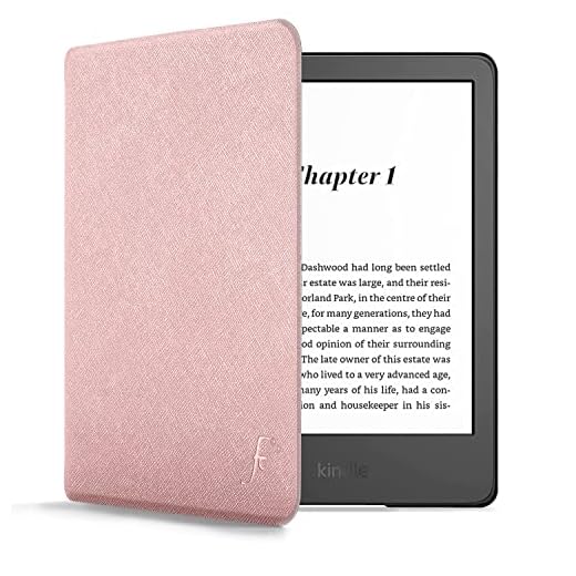 Forefront Cases Étui pour Nouvel Amazon Kindle (16 Go) 6" 2024 & Kindle 6" 2022 - Or Rose - Mince, Léger et Protection | Automatique Veille/Réveil Étui, Housse