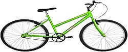 Bicicleta de Passeio Ultra Bikes Esporte Aro 26 Reforçada Freio V-Brake Sem Marcha Verde Kw
