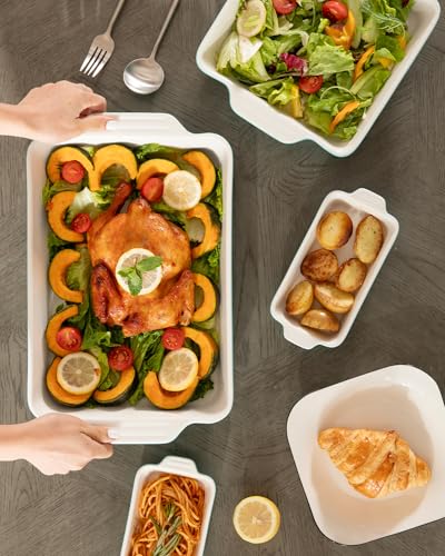 Save 35% on Sweejar Ceramic Bakeware Set of 4 Casserole Dishes - Image 7