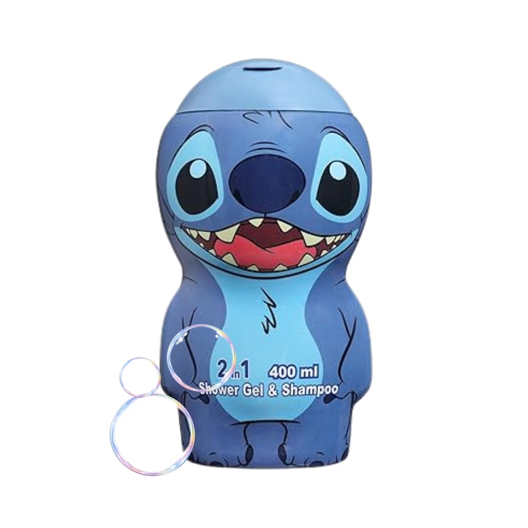 Disney Stitch Shower Gel & Shampoo Delicate Shower Gel And Shampoo For Children 400 Ml
