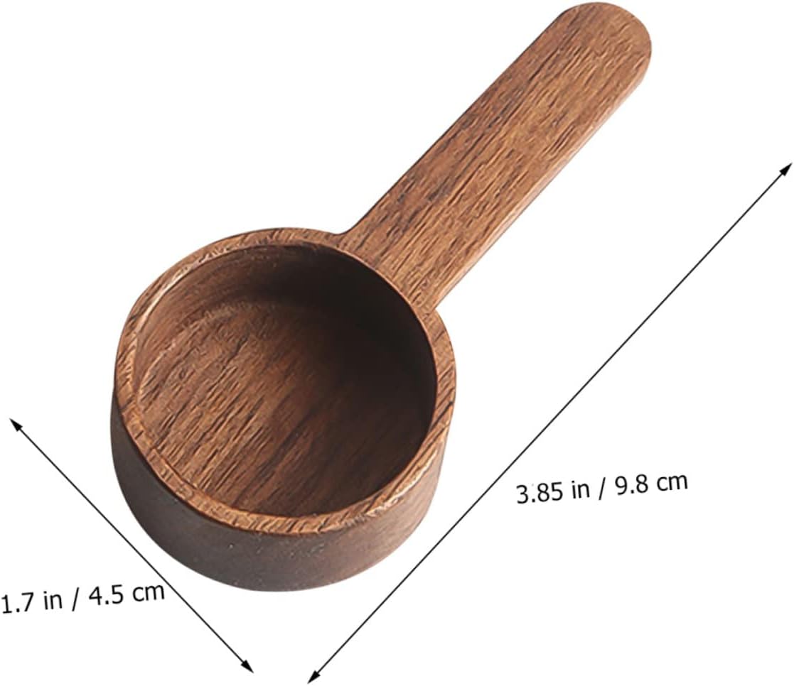 10pcs Tea Scoops Set Compact Wooden Spoons for Coffee Spices Household Use