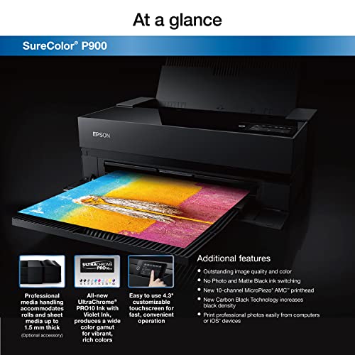 Image of Epson SureColor P900 17-Inch Photo Printer (Renewed)