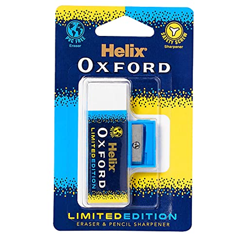 Helix Oxford HB-Bleistifte Set – 10 Stifte Mit Radiergummi & Spitzer Im Praktischen Bundle