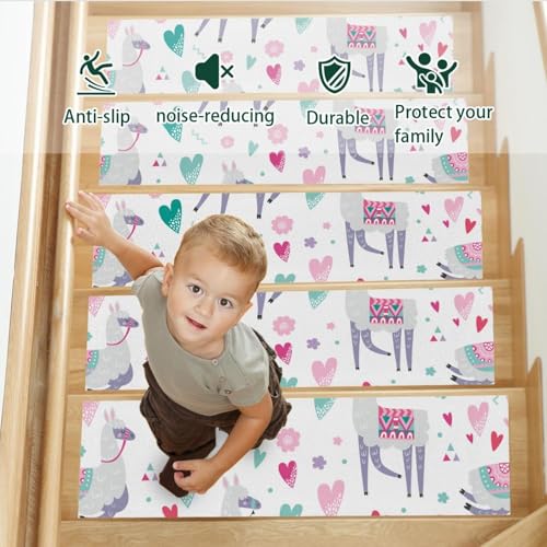Tapis d'escalier antidérapants sécurité enfants et animaux
