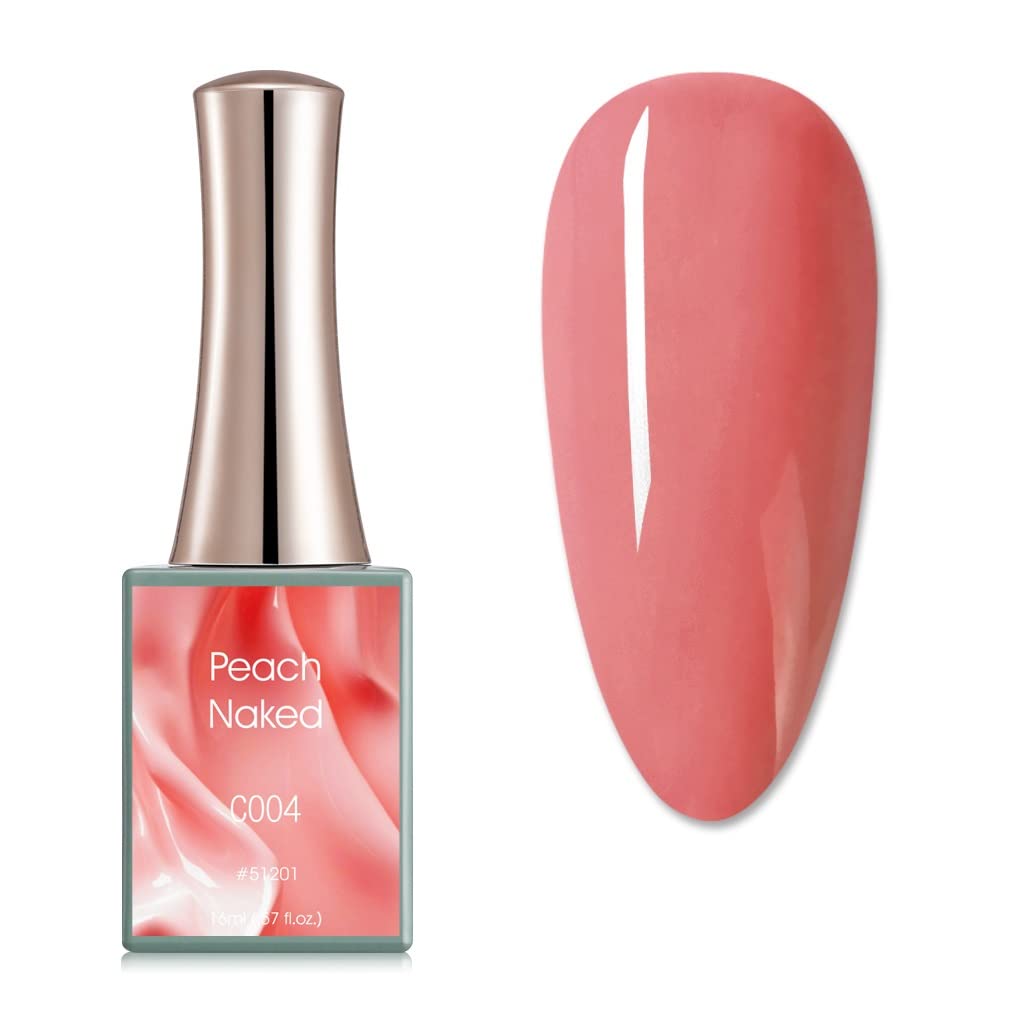 CANNI Gel Nail Polish Peach Naked Series UV Gel Nail Art Starter Manicure Salon DIY at Home - C004-image-27