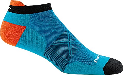 Darn Tough Vertex No Show Tab Ultra-Light Cushion Sock - Men's Teal X-Large
