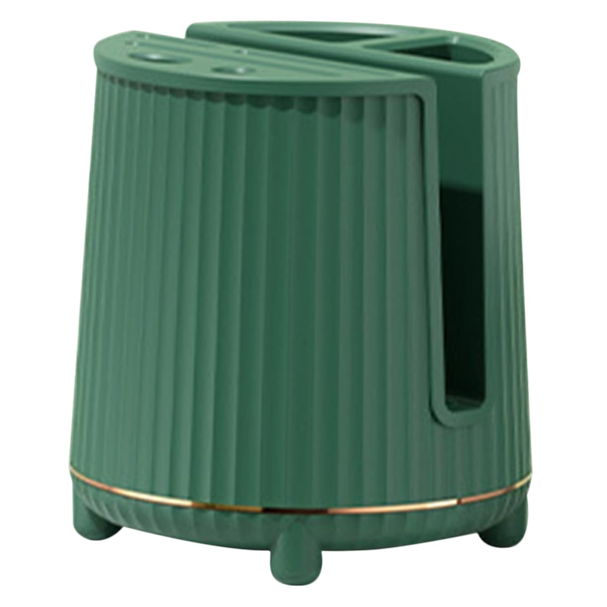 CIYODO Gold Kitchen Utensil Holder Rotating Cutter Rack Easy to Clean Multi-functional Chopstick Storage for Festivals