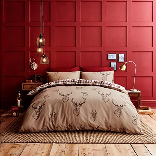 Catherine Lansfield Stag Easy Care Single Duvet Set Multi