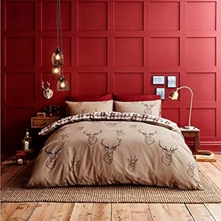 Catherine Lansfield Stag Easy Care Single Duvet Set Multi